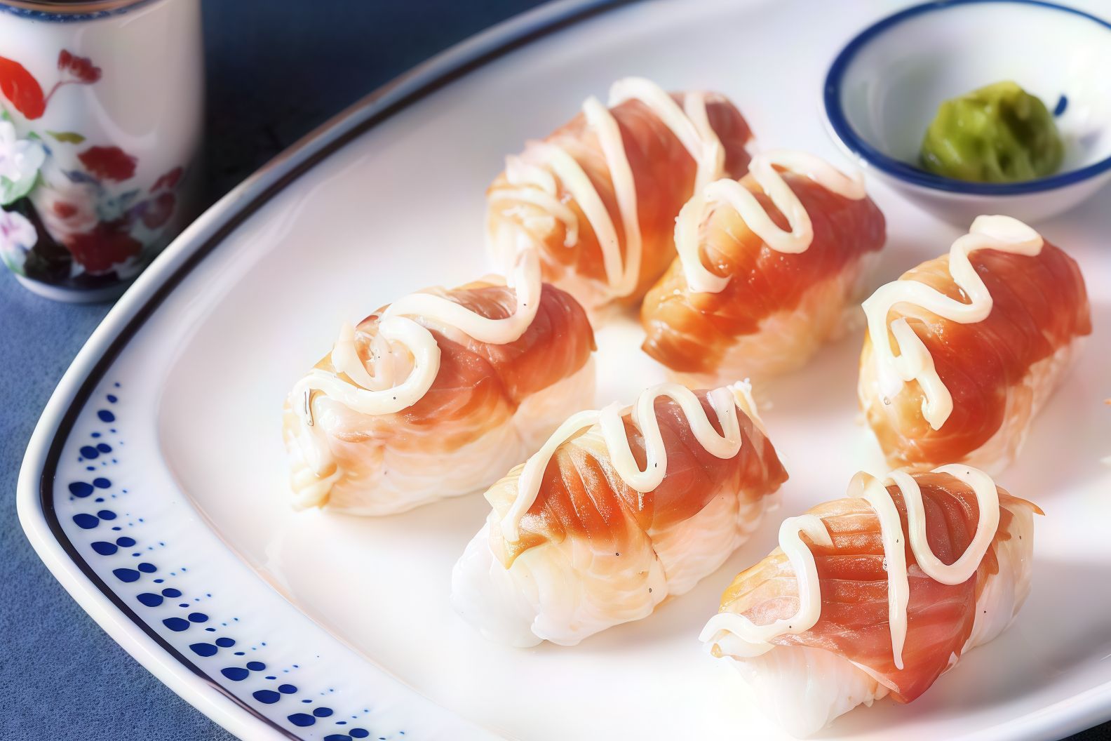 Cheddar Salmon Nigiri