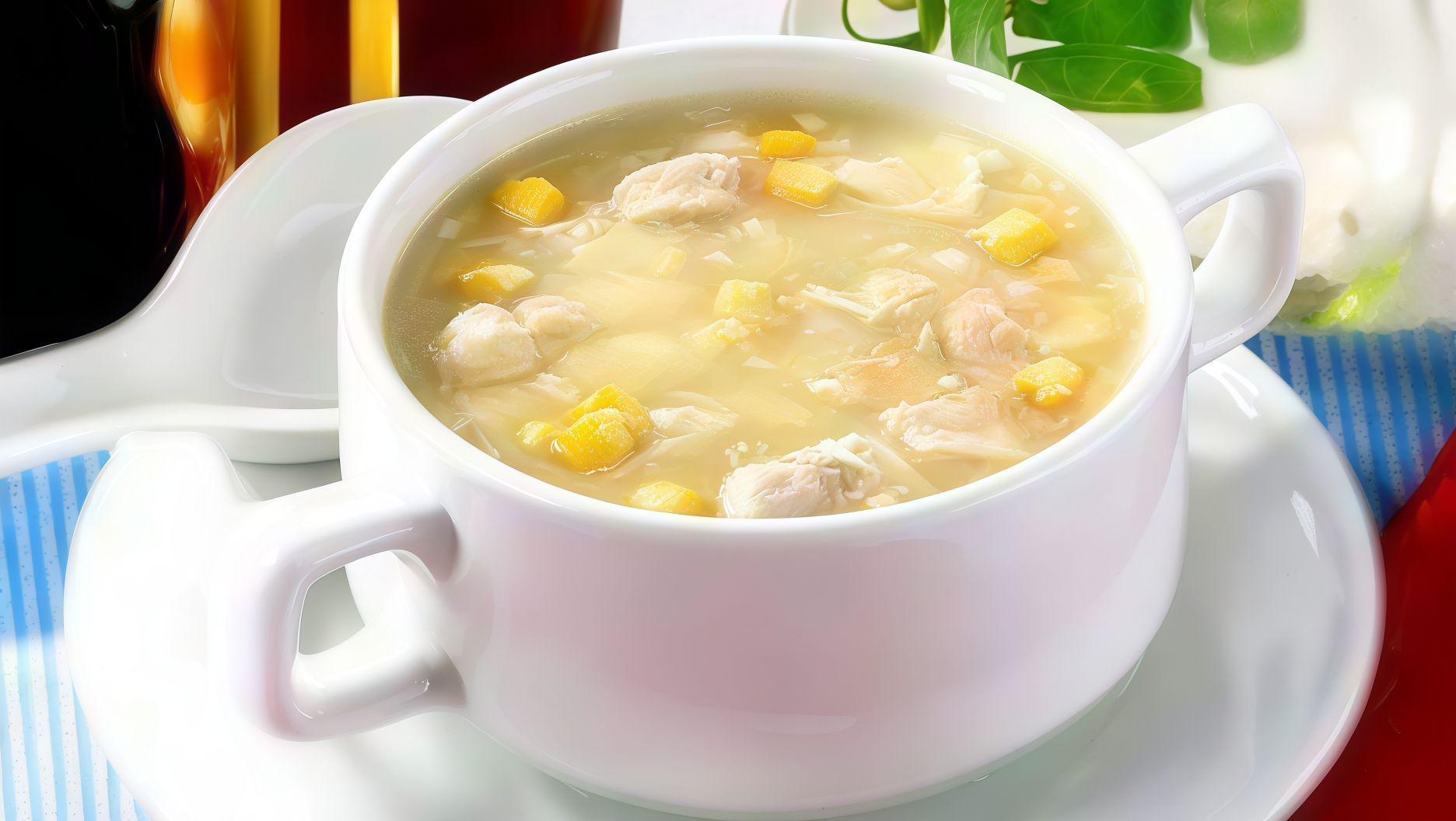A00- Sweet Corn Chicken Soup