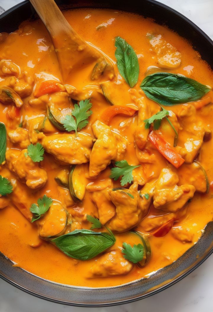 Cx1- Chicken in Red Curry Sauce