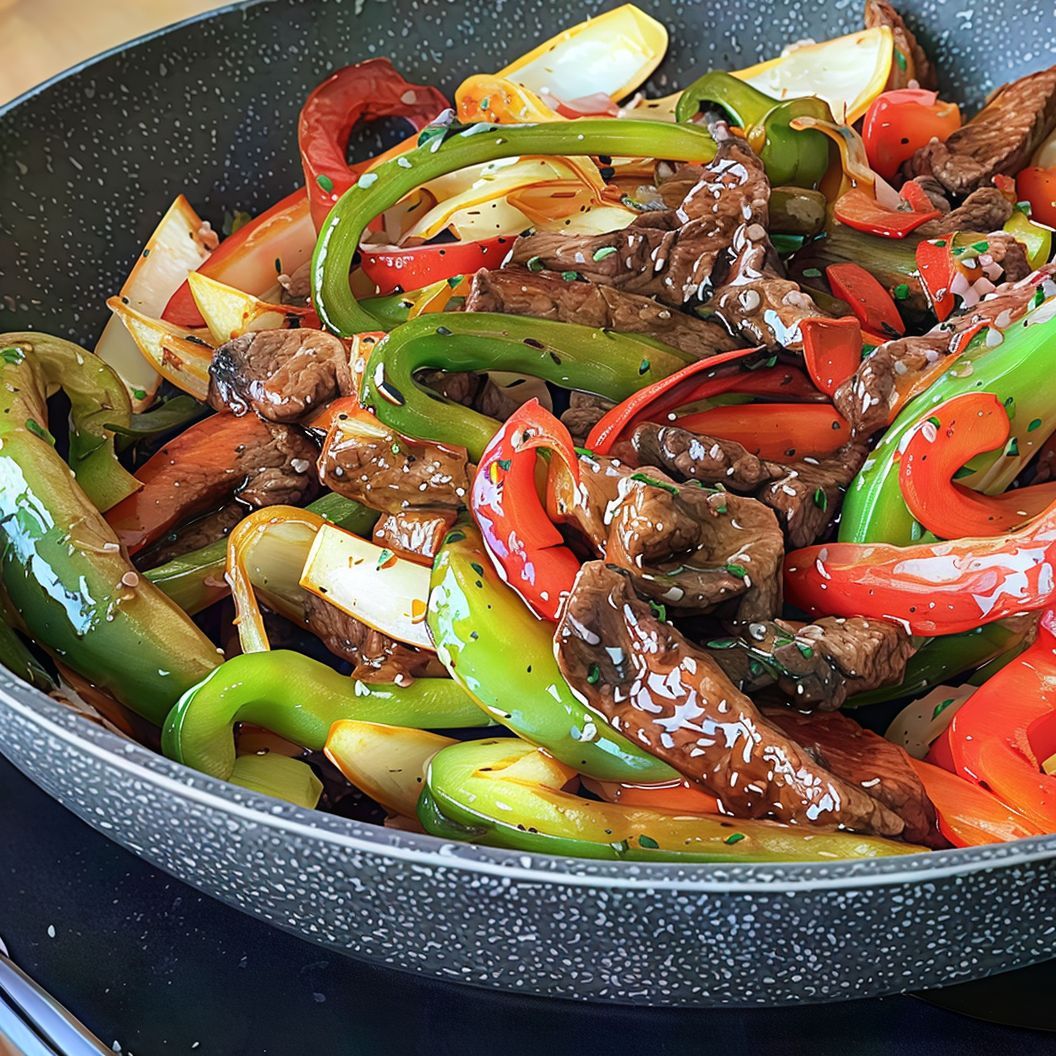 B10- Beef with Sweet Pepper and Onion