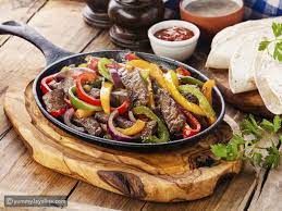 Meat Fajita Fatteh