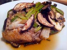 S10- Steamed Fish with Mushroom and Soybean Sauce