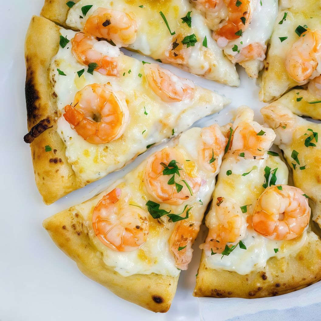 Italian pizza roll shrimp