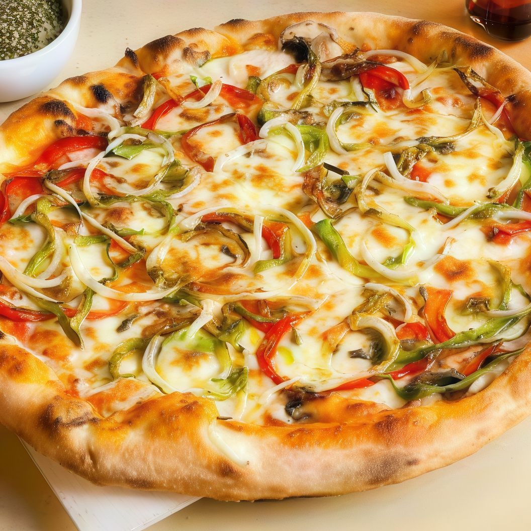 Mix Cheese Oriental Pizza