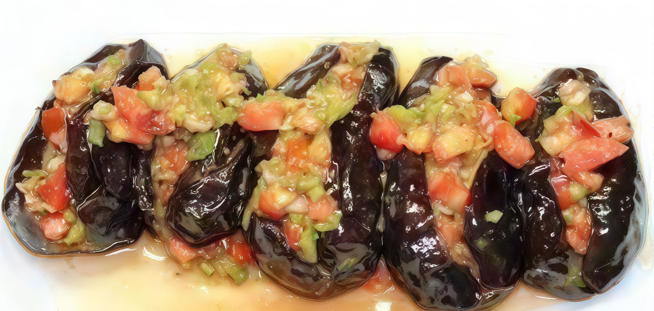 Pickled Eggplant Platter