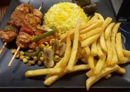 Shish Tawook meal