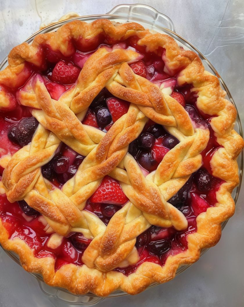 Mixed Fruits Pie