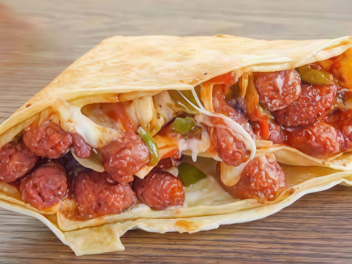 Sausage Crepe