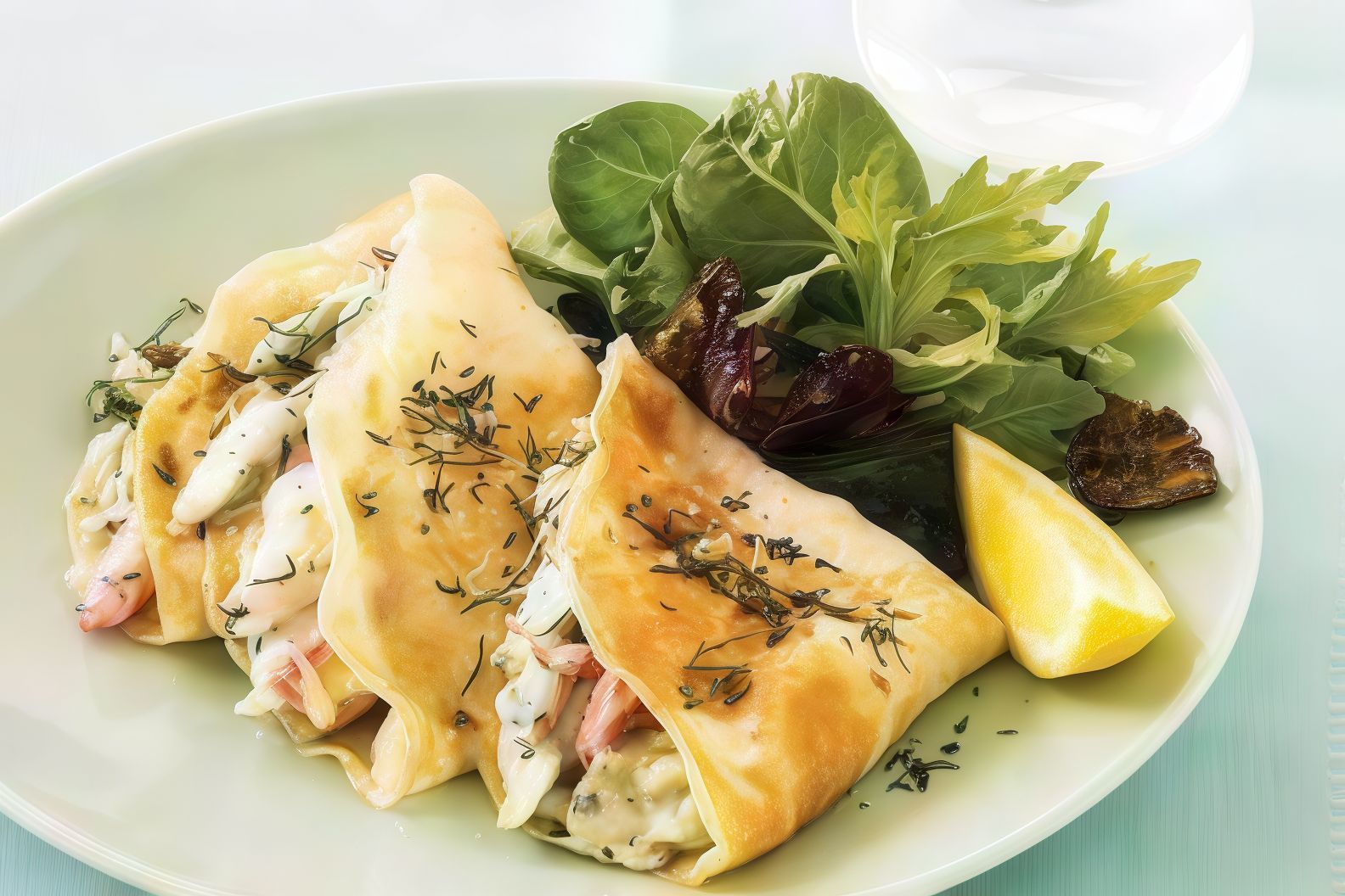 Seafood Crepe