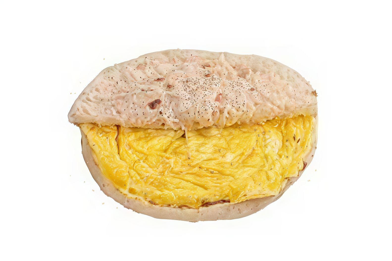 Pastrami Pizza Egg Sandwich