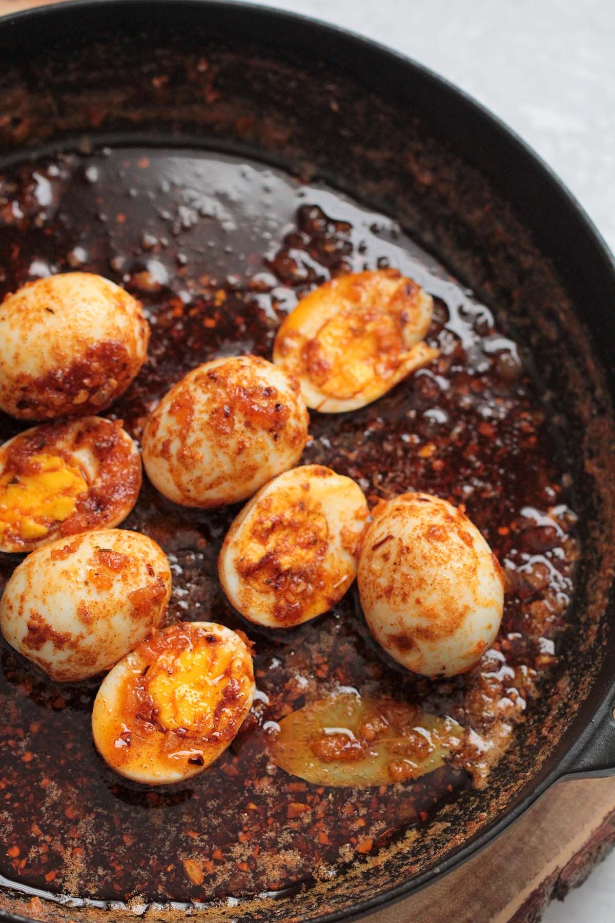Butter Boiled Eggs
