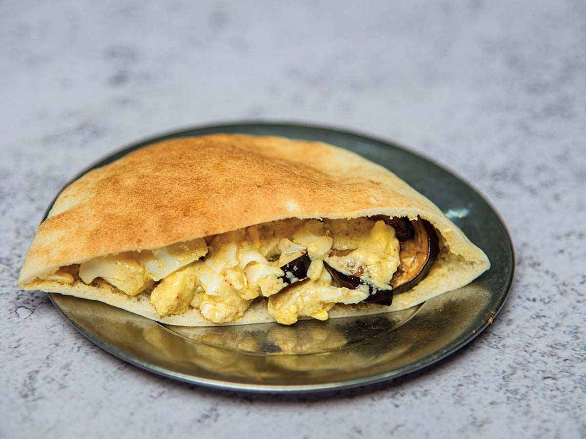 Pickled eggplant Sandwich