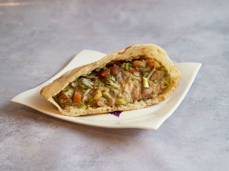 Foul Olive Oil Sandwich