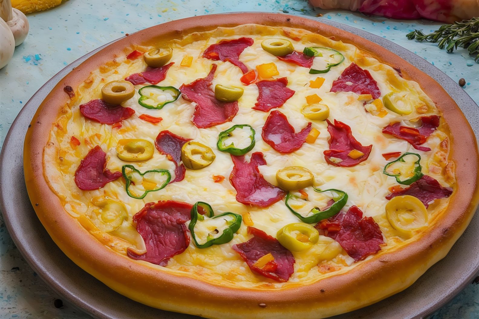 Pastrami Pizza