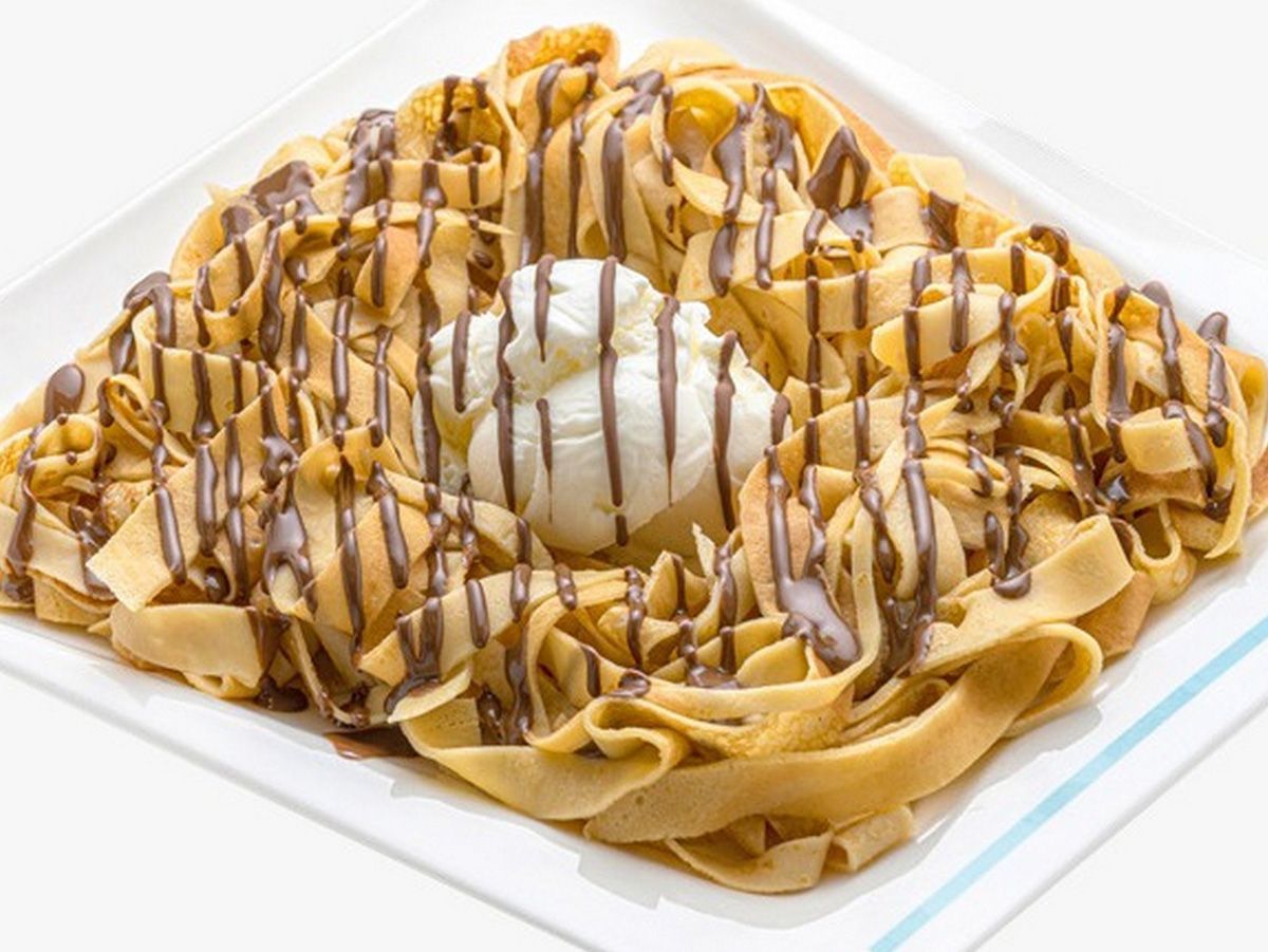 Double Fettuccine Crepe