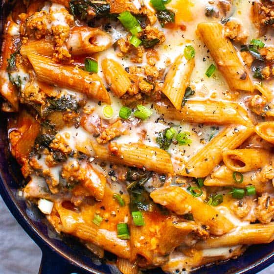 Strips Pasta Spicy
