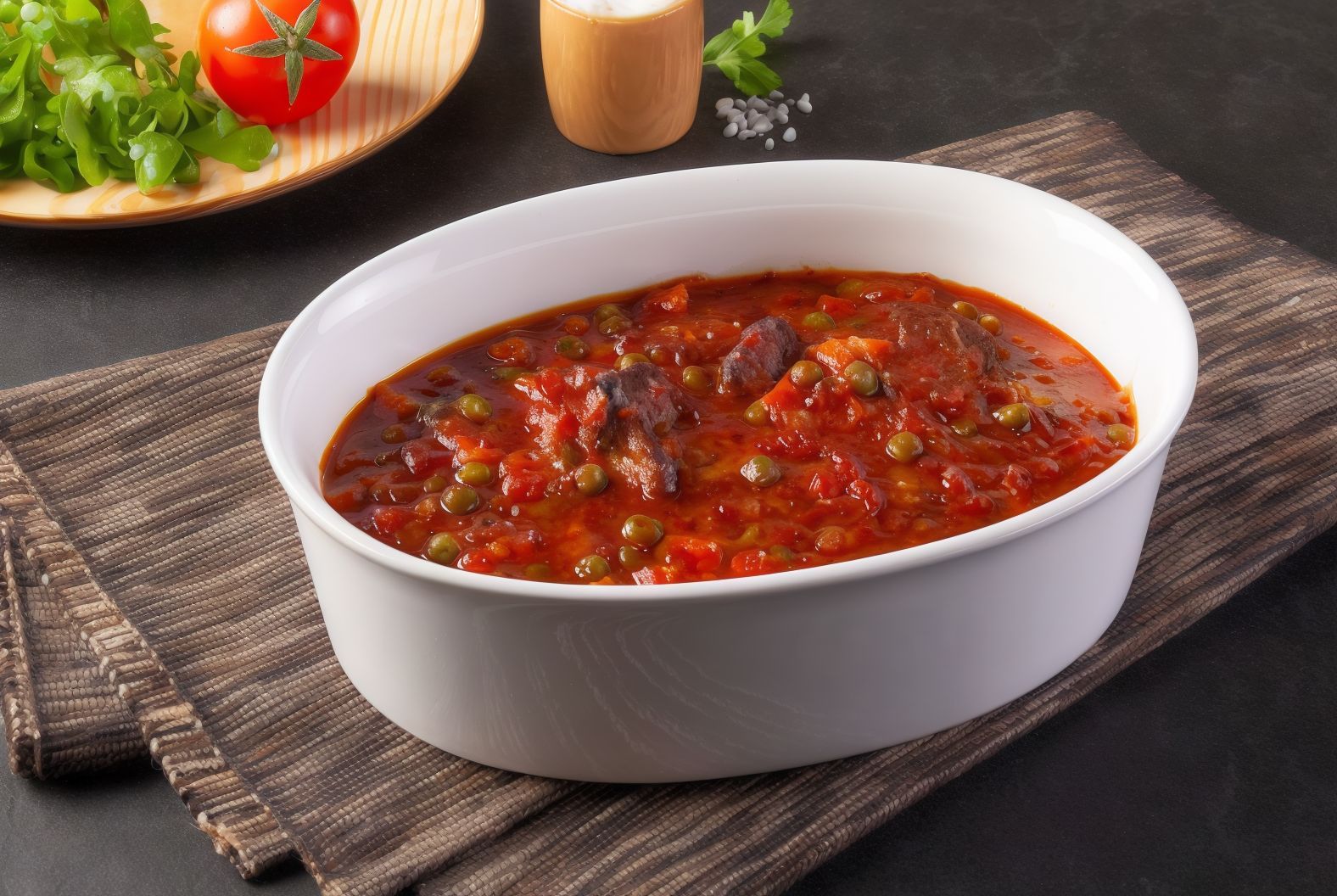 Peas With Carrots And Meat Meal