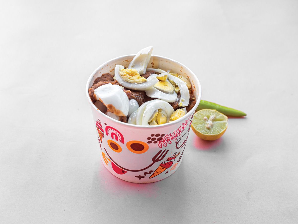 Foul Box with Boiled Eggs