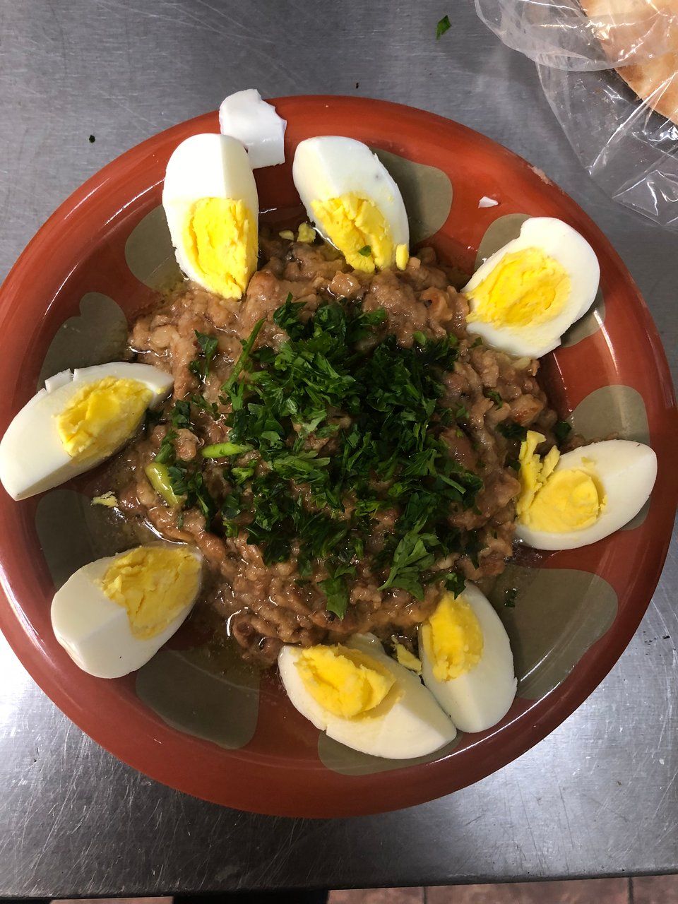 Foul With Boiled Eggs