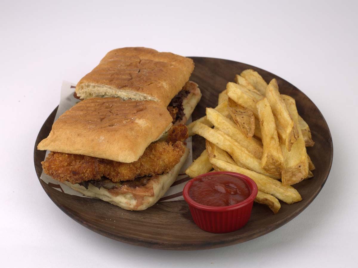 Fried Chicken Cibatta