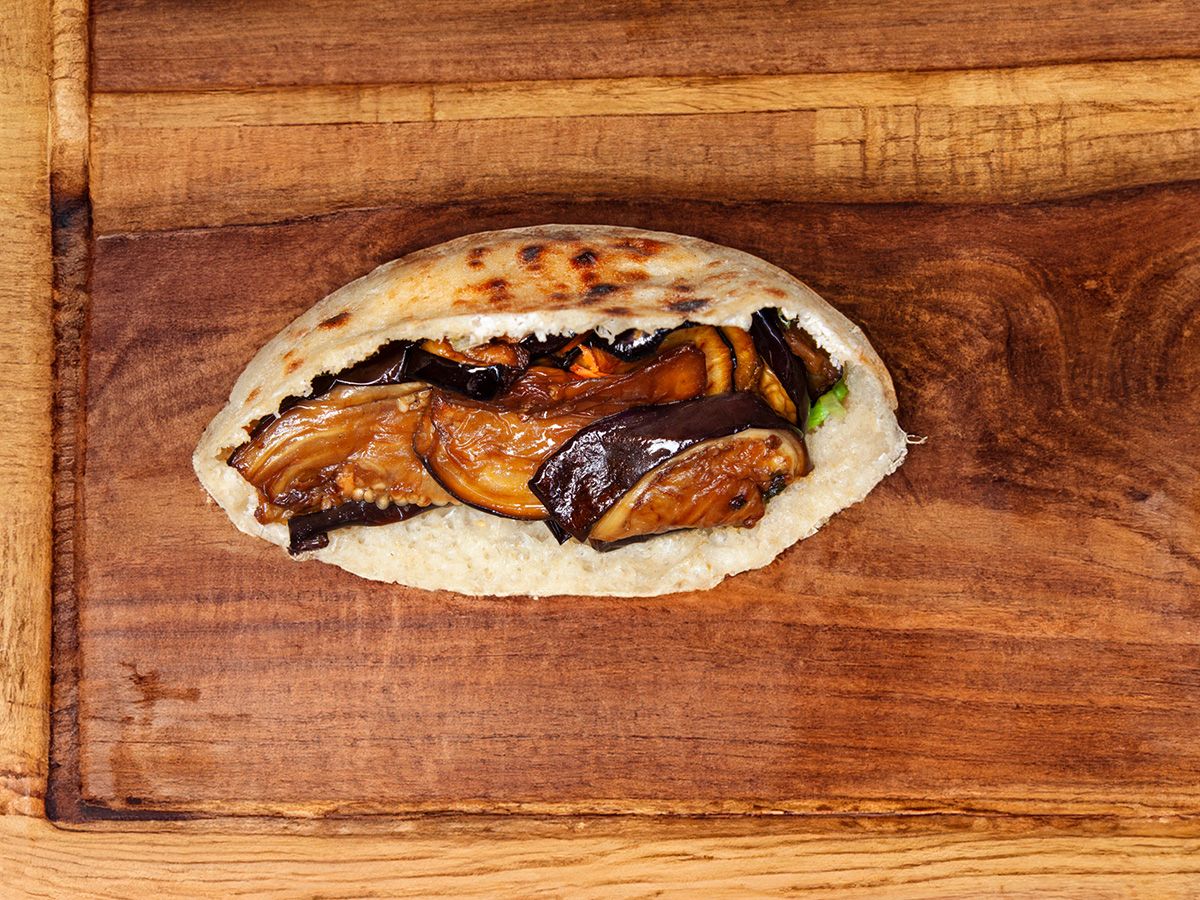 Fried Eggplant Sandwich