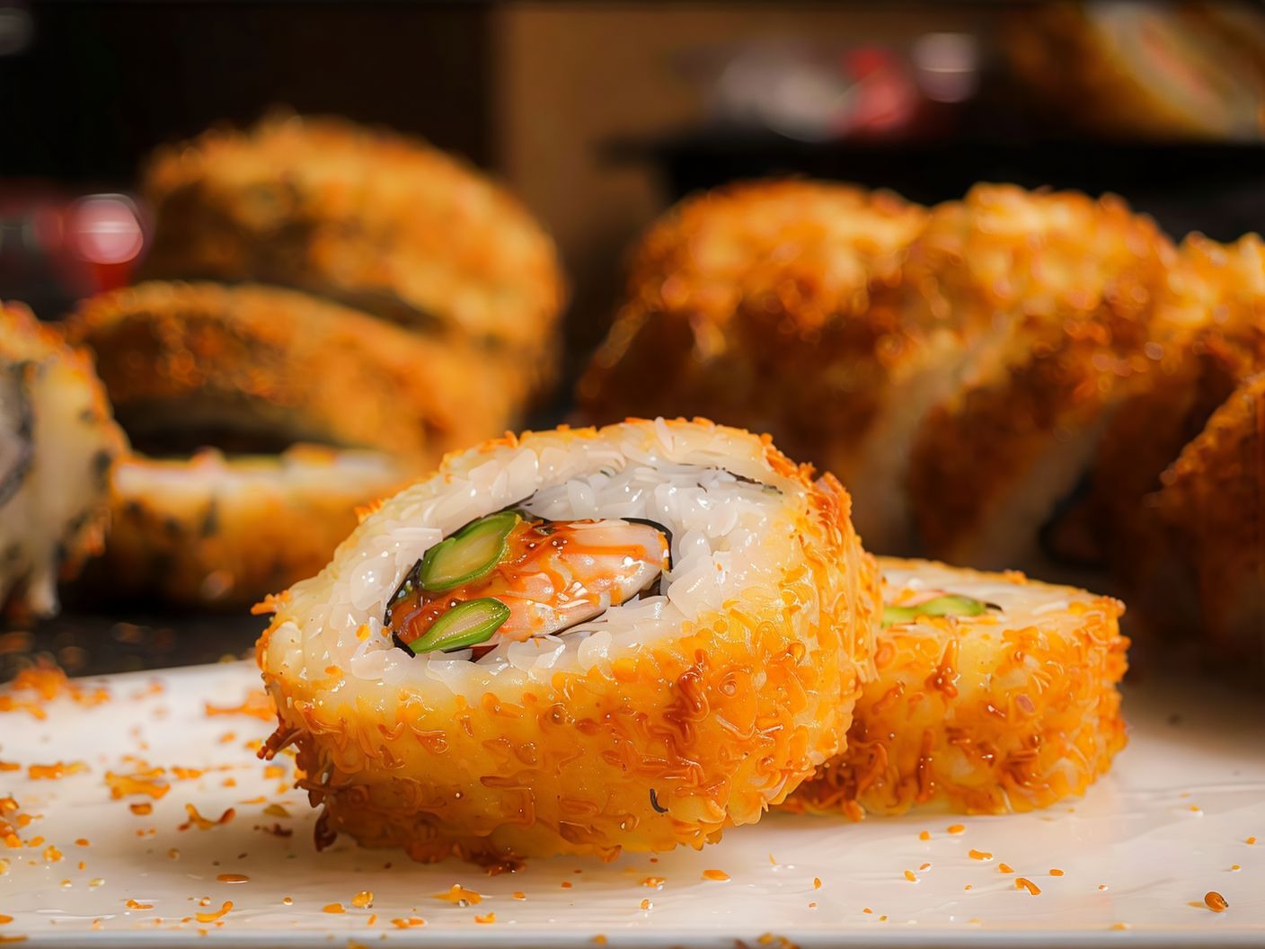Fried Crab Maki Roll