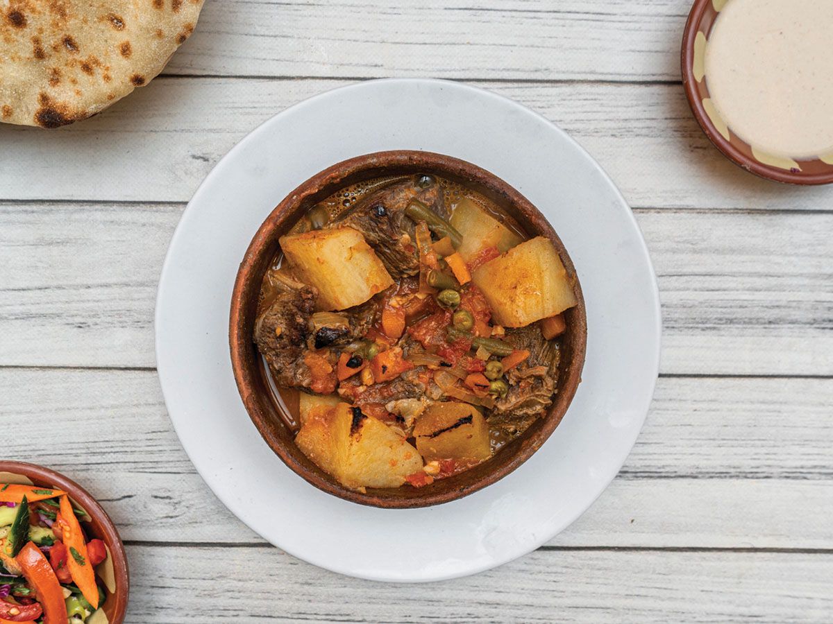Trolley Casserole With Meat