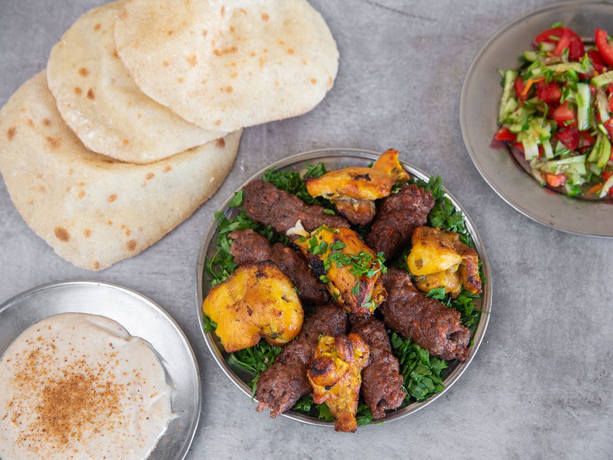 1/4 Kofta With 1/4 Shish Tawook Meal