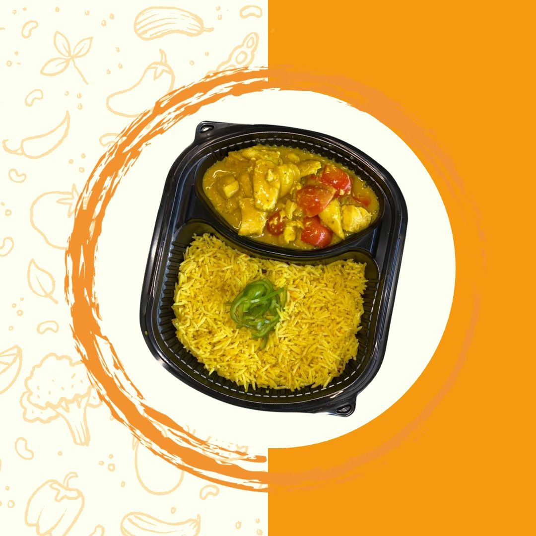 Chicken meal with honey mustard