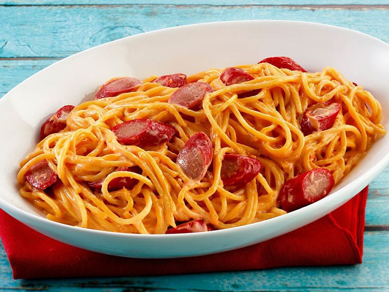 hot dog Pasta