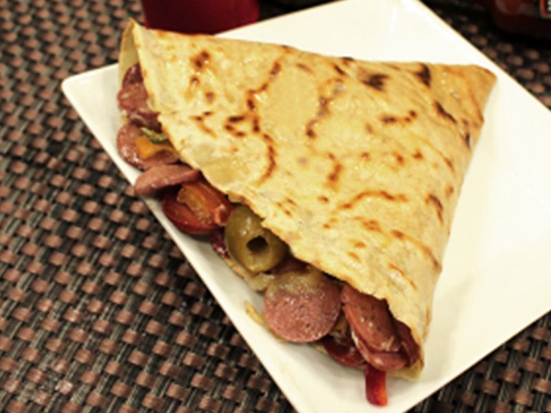 Hot Dog Crepe