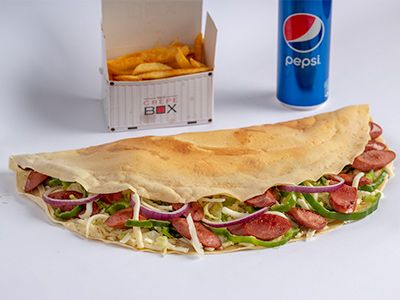 Festival Hot Dog Crepe Combo