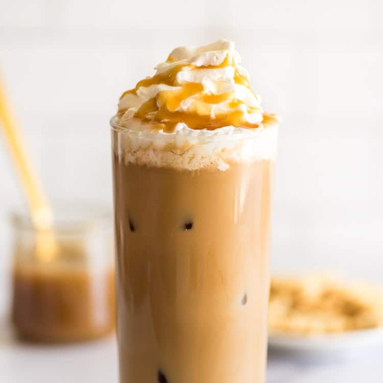 Coffee Frappe With Caramel