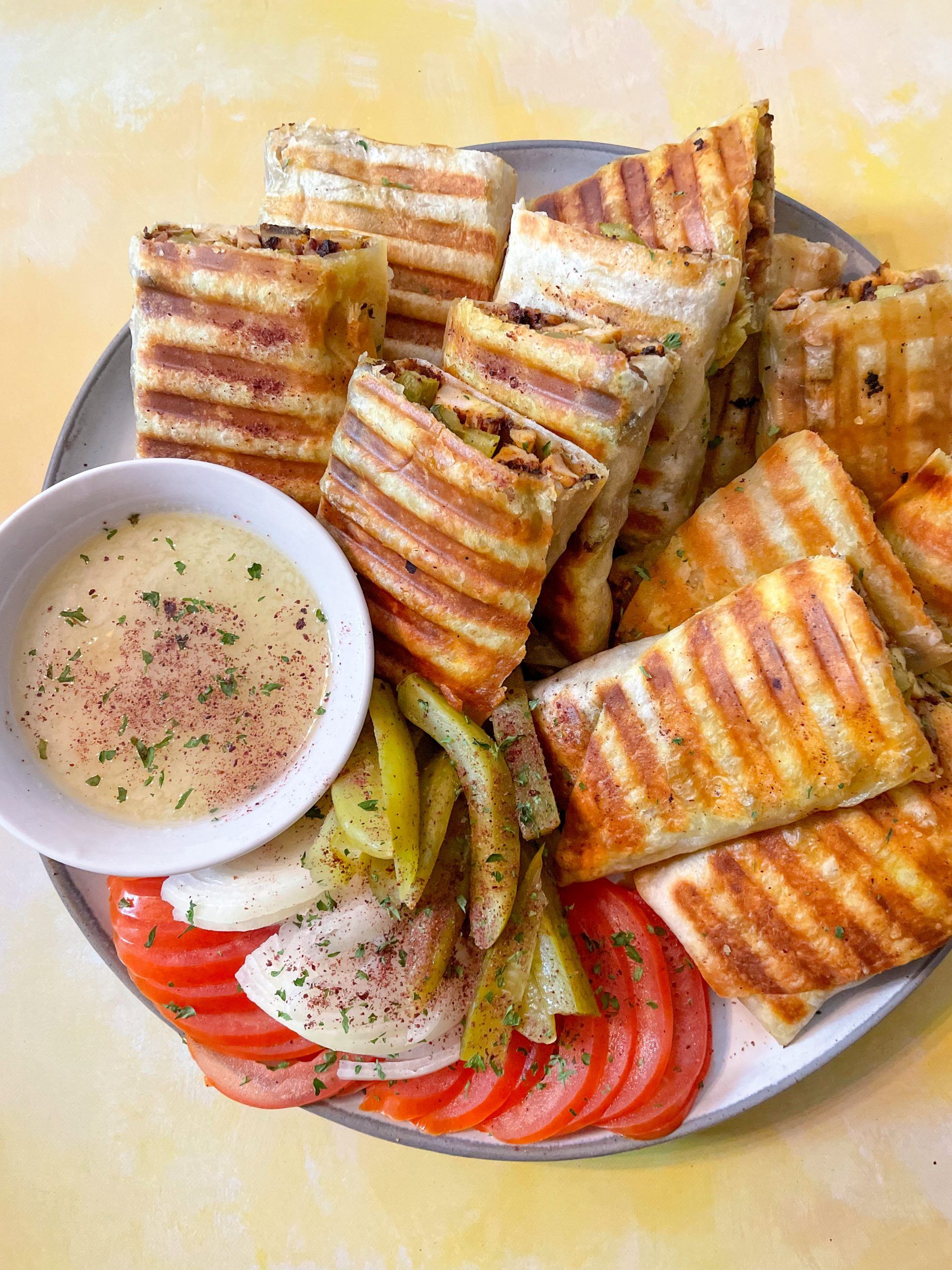 Syrian Crispy chicken sandwich
