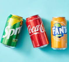 Assorted soft drinks