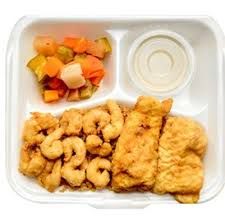 Shrimp and fillet meal