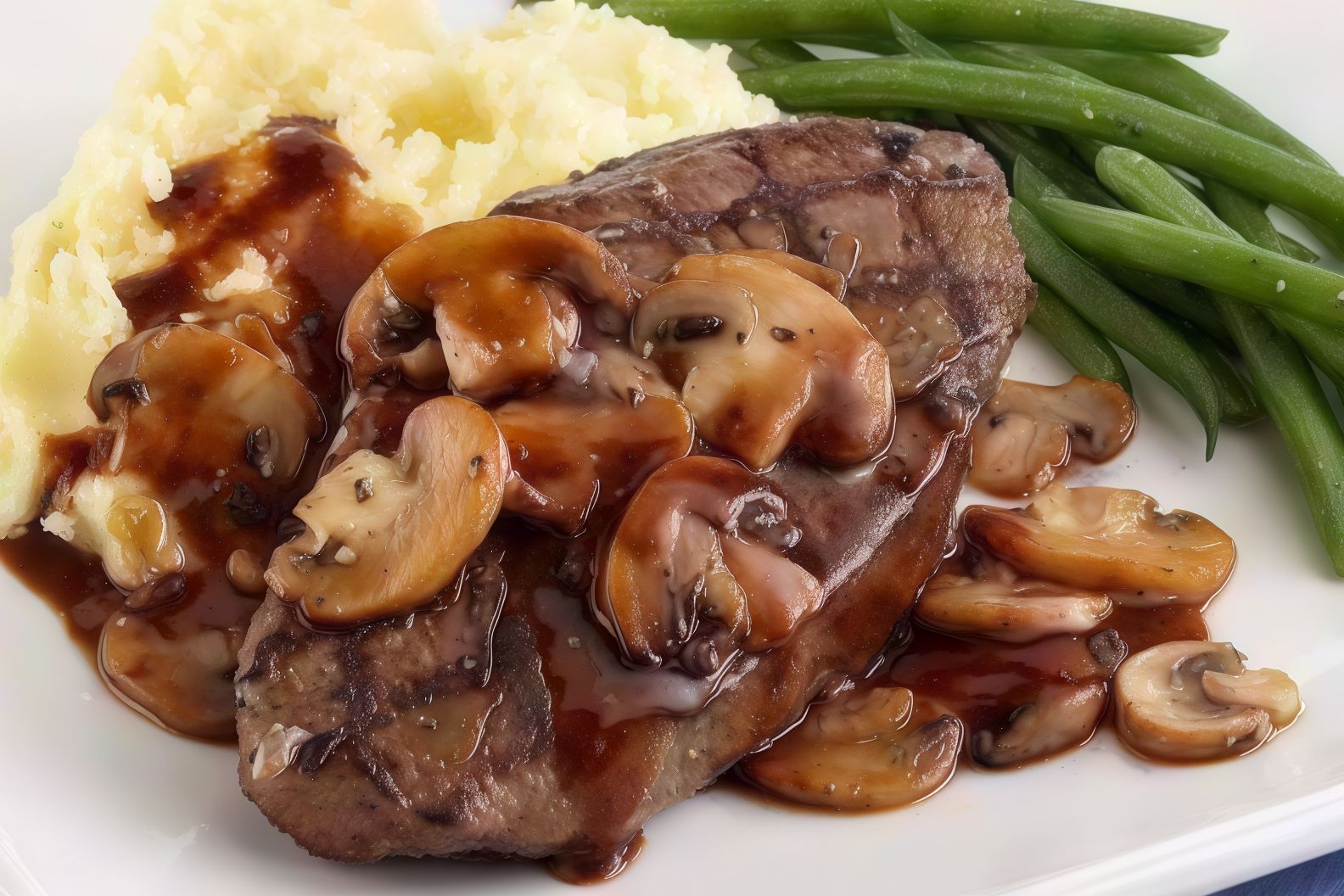 Meat Piccata With Mushroom