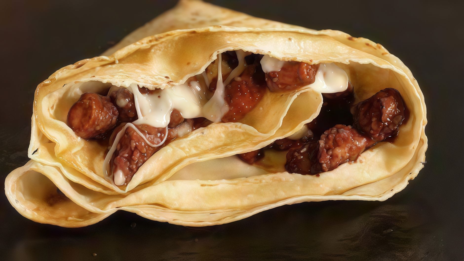 Oriental Sausage Crepe