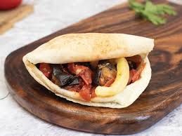 Potato and Eggplant Mix Sandwich
