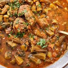 Okra With Meat