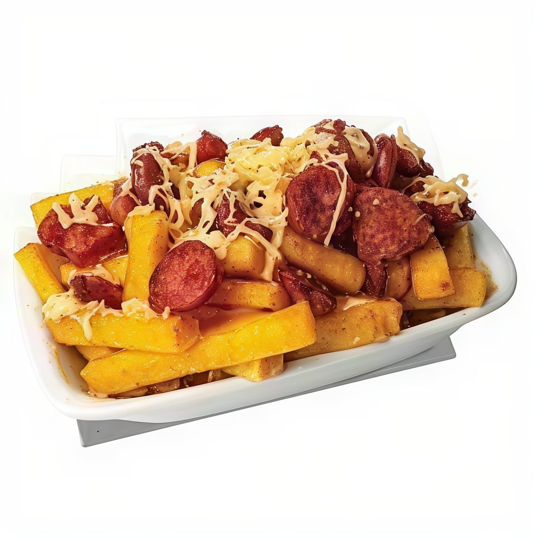 Texas Potato Dish with Hot Dog