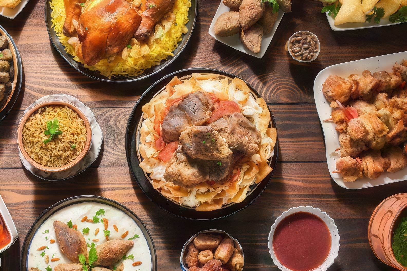 Lamb Fatteh Tray