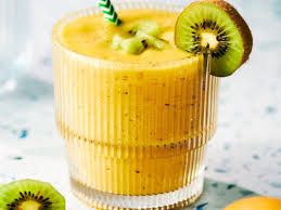 Mango And Kiwi With Mint Smoothie - Liter