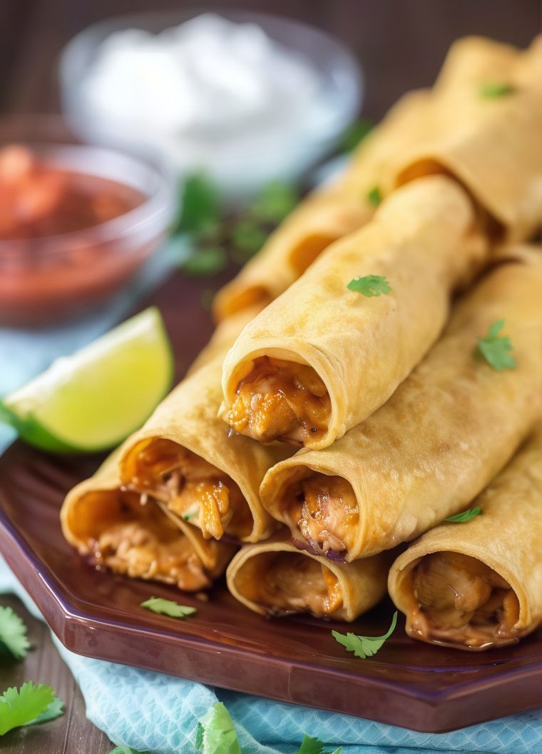 Mexican Chicken Rolls