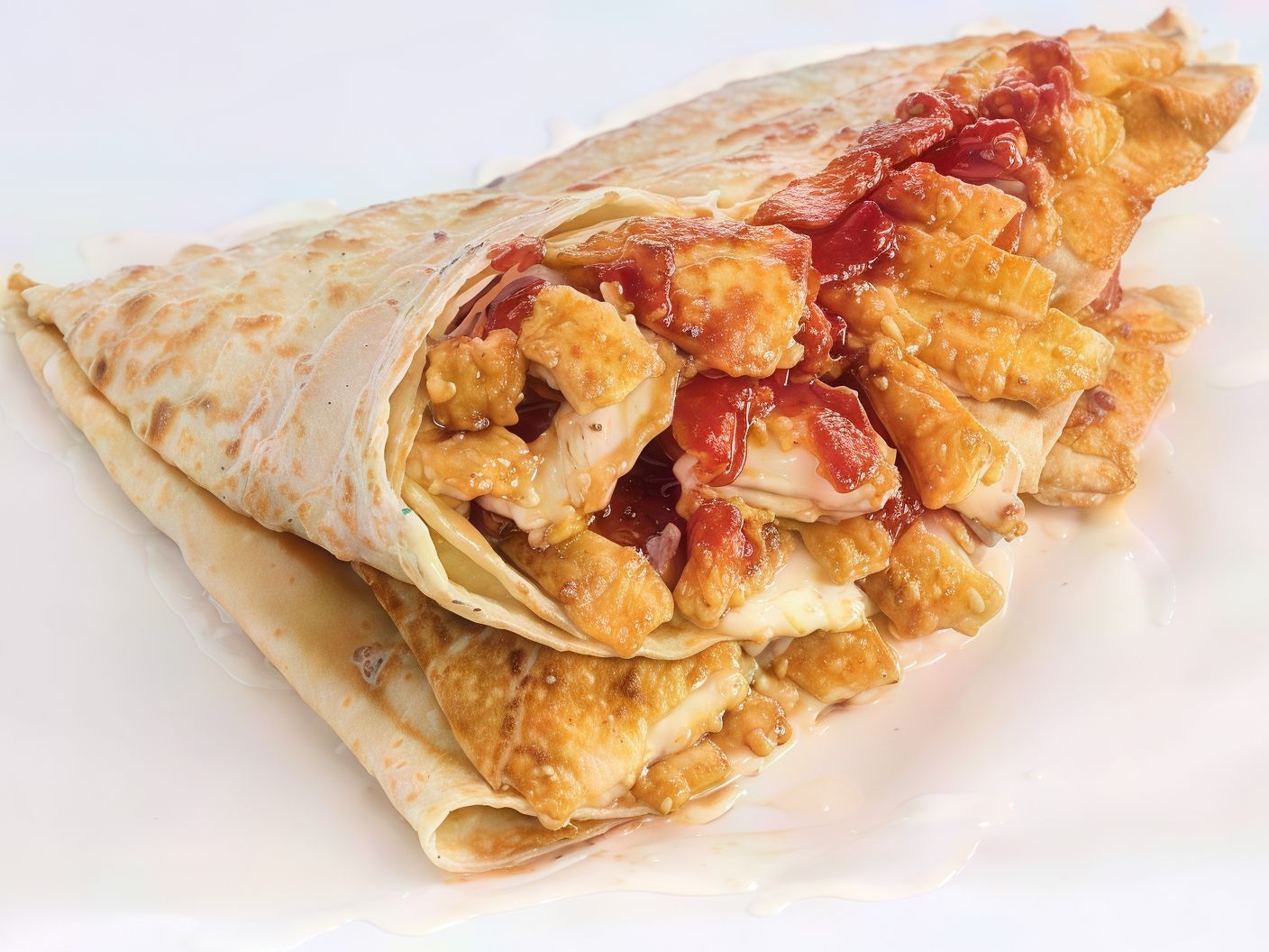 Chicken BBQ Crepe
