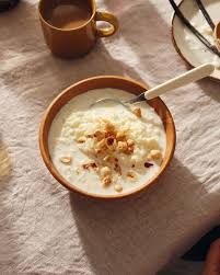 Rice Pudding With Nuts