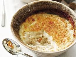 Rice Pudding Cream And Honey