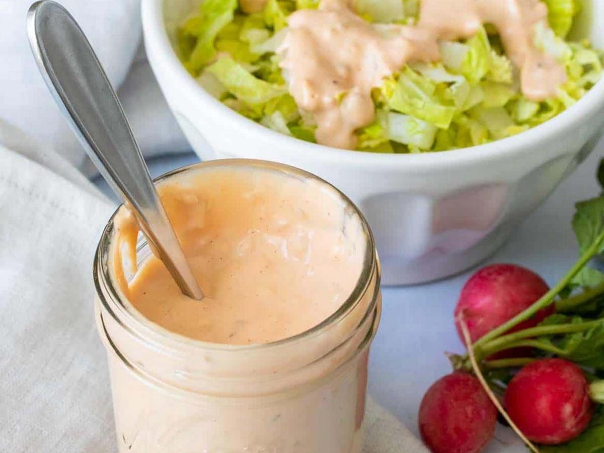 Island sauce jar