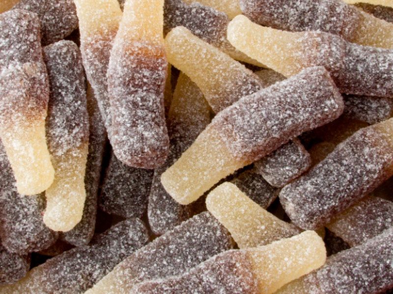 Jelly Cola Sour Bottles