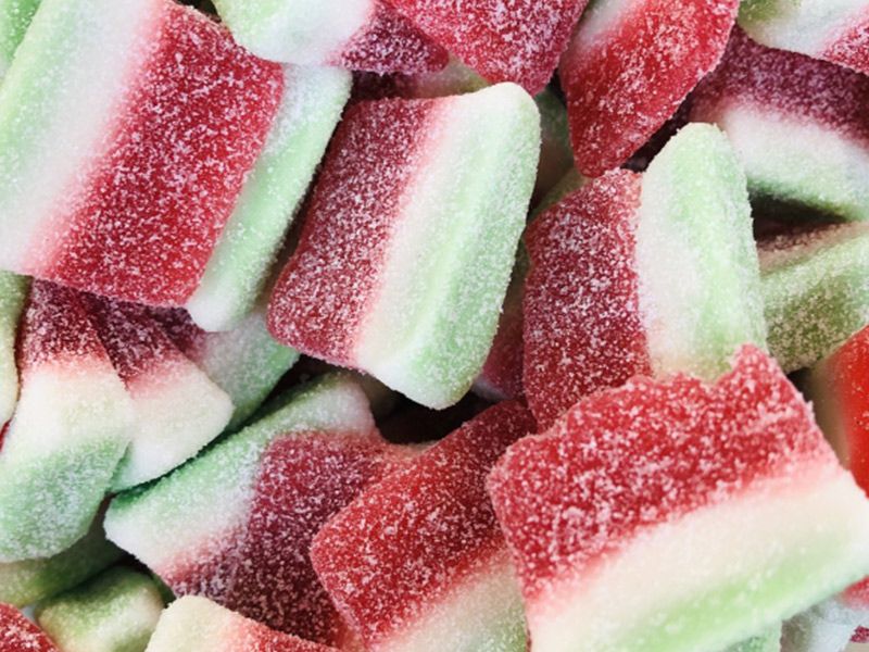 Jelly Sour Watermelon Slices